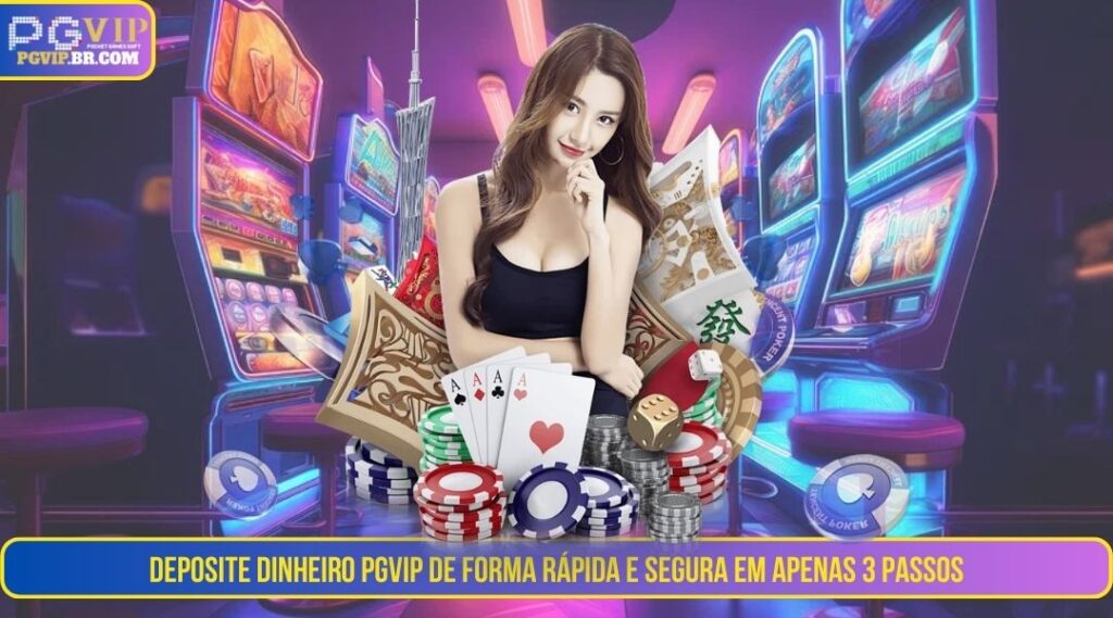 PGVIP Depósito de forma rápida e segura em apenas 3 etapas