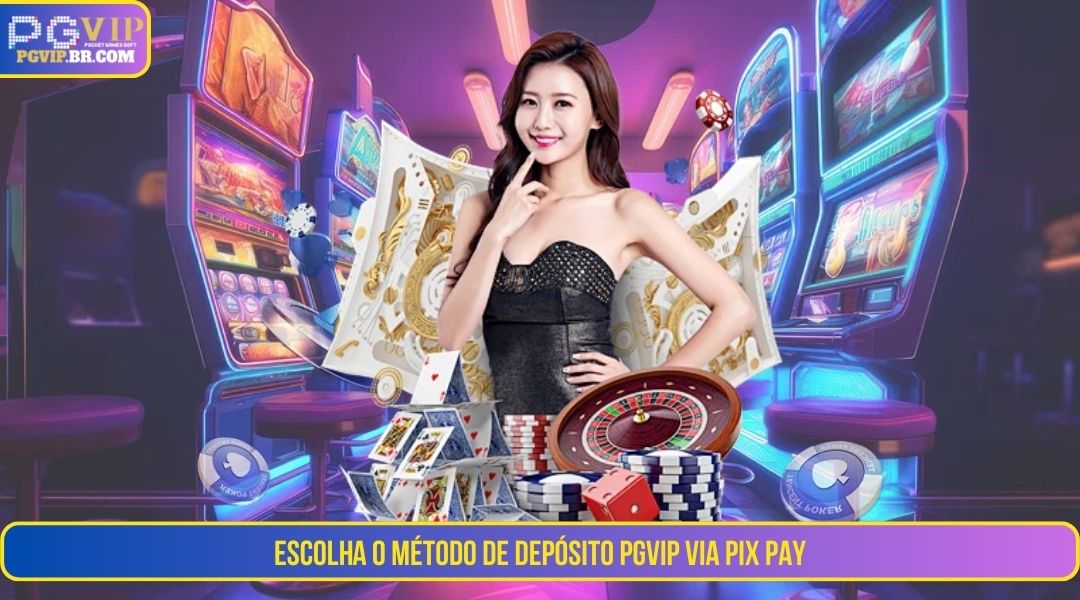 Selecione o método de PGVIP Depósito via PIX PAY